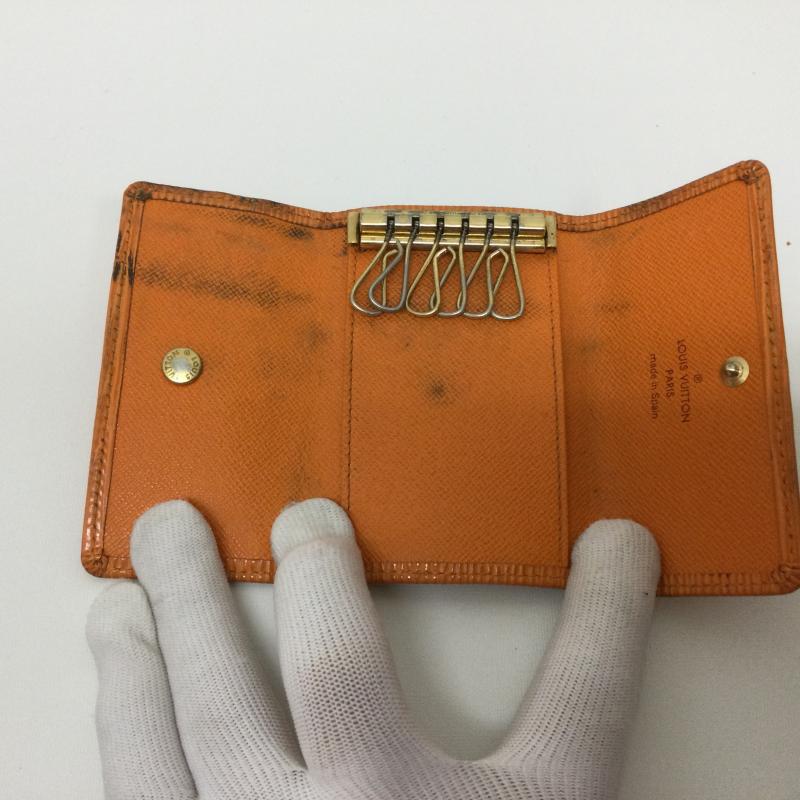 ルイヴィトン LOUIS VUITTON キーケース キーケース エピ ミュルティクレ 6連キーケース -  橙 / オレンジ / orange メンズ USED 古着 中古 50117894