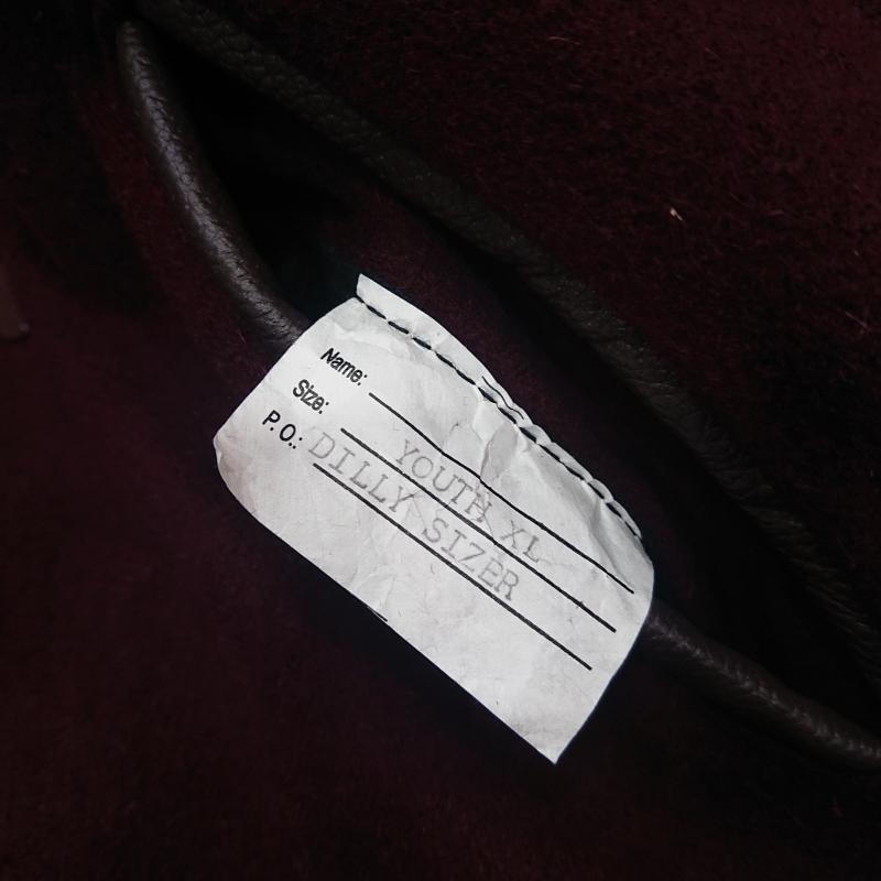 ＵＳＥＤ古着 USED/古着 ジャケット、上着 ジャンパー、ブルゾン Dilly Letter Jacket ディリーレタージャケット スタジアムジャンパー スタジャン YXL エンジ - 無地 X ワンポイント えんじ / ワインレッド / dark red メンズ USED 古着 中古 50117918