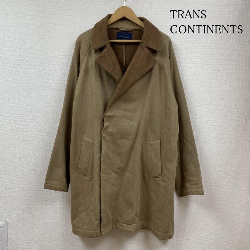 トランスコンチネンツ TRANS CONTINENTS コート コート一般 ダブルブレスト ウール チェスター ロングコート 623033TC L 無地 ベージュ / ベージュ / beige メンズ USED 古着 中古 50117997