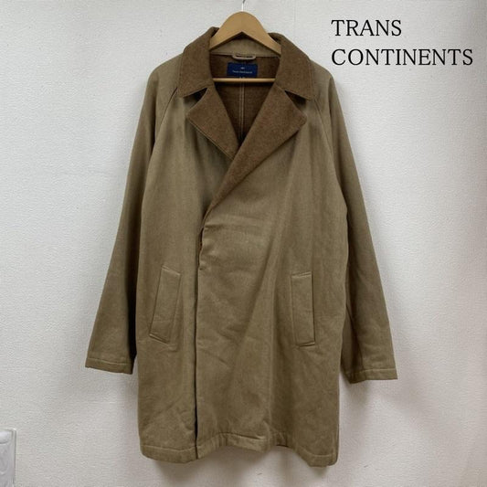トランスコンチネンツ TRANS CONTINENTS コート コート一般 ダブルブレスト ウール チェスター ロングコート 623033TC L 無地 ベージュ / ベージュ / beige メンズ USED 古着 中古 50117997