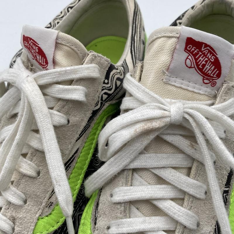 ステューシー STUSSY スニーカー スニーカー VANS×STUSSY OG STYLE 36 LX Creme/Stripe VN-0SF5C4U US：9.5 メンズ USED 古着 中古 50118217