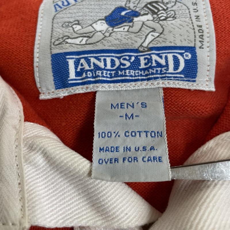 ランズエンド LANDS END ポロシャツ 長袖 90s USA製 ラガーシャツ ユニフォーム 長袖 ポロシャツ マルチカラー M 無地 マルチカラー / マルチカラー / multicolor メンズ USED 古着 中古 50118746