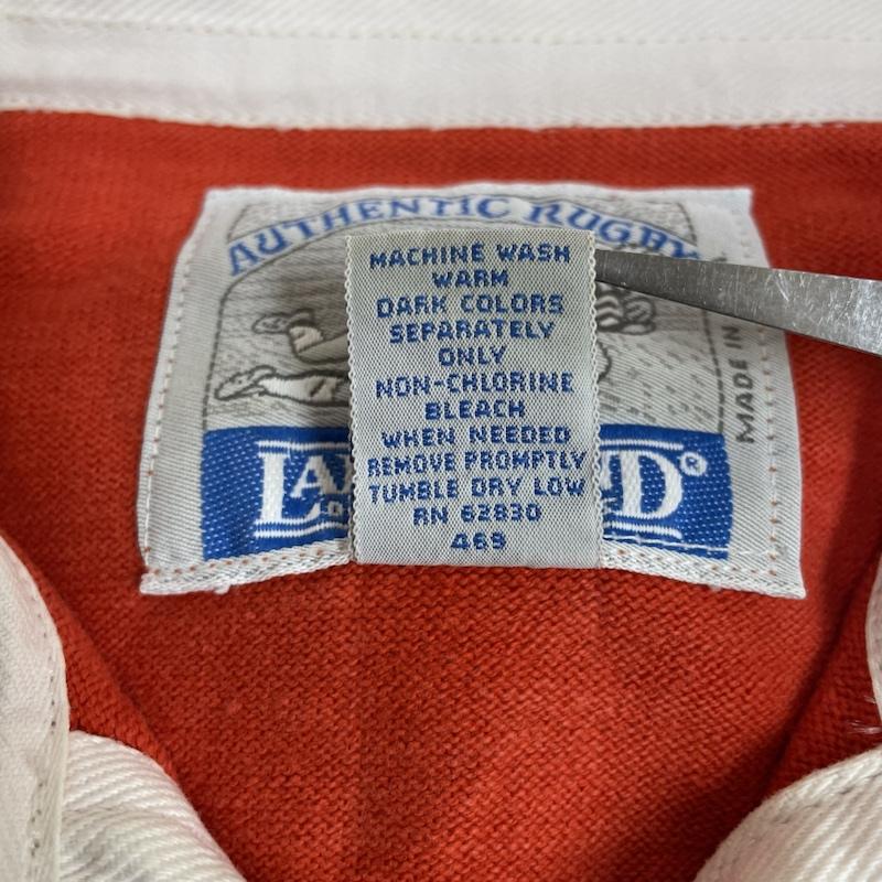 ランズエンド LANDS END ポロシャツ 長袖 90s USA製 ラガーシャツ ユニフォーム 長袖 ポロシャツ マルチカラー M 無地 マルチカラー / マルチカラー / multicolor メンズ USED 古着 中古 50118746