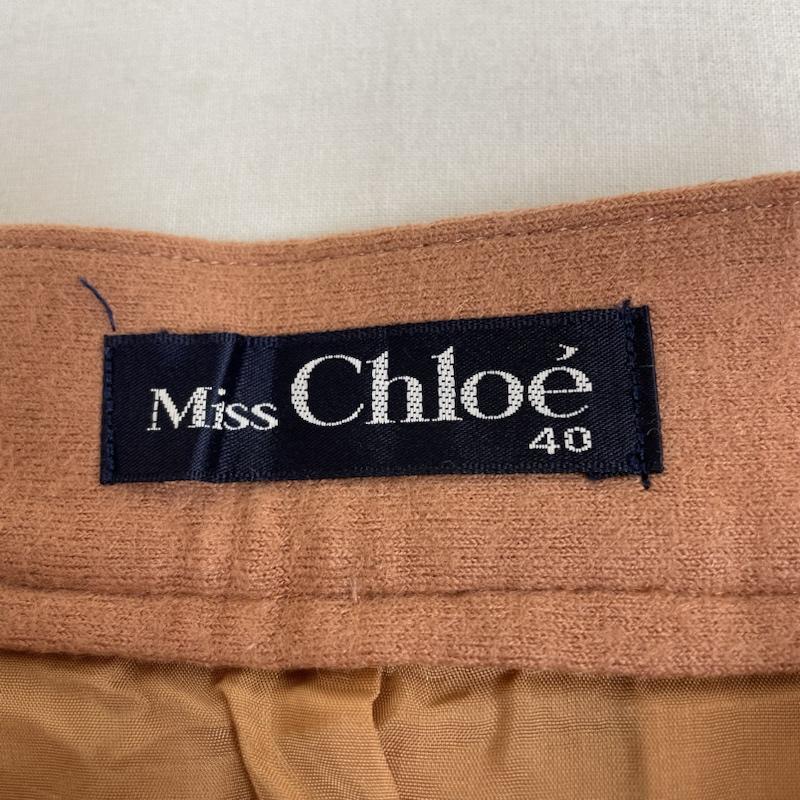 ミスクロエ MISS CHLOE セットアップ セットアップ ノーカラー ジャケット シングル スカート セットアップ プリーツ 40 無地 橙 / オレンジ / orange レディース USED 古着 中古 50118865