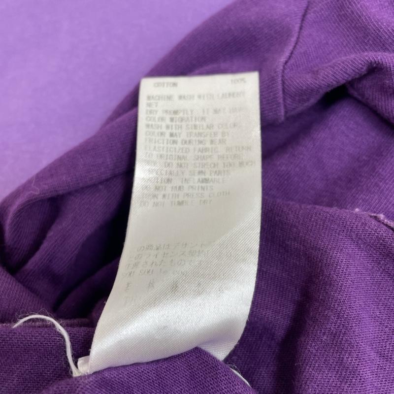 ソウ・ソウ SOU･SOU カットソー 半袖 ルコックスポルティフ コラボ 半袖 Tシャツ ラウンドネック カットソー 絞り染め柄 自転車プリント M プリント X  紫 / パープル / purple レディース USED 古着 中古 50119097