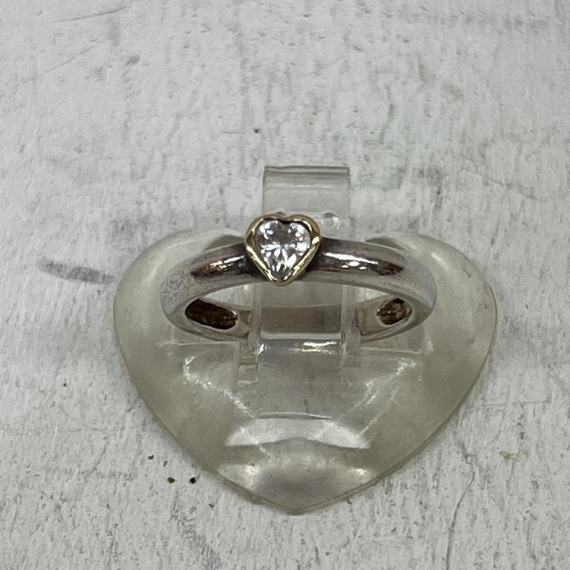 古着 USED アクセサリー 指輪 SILVER シルバー 925 ハート リング 9号 - メンズ USED 古着 中古 50119230