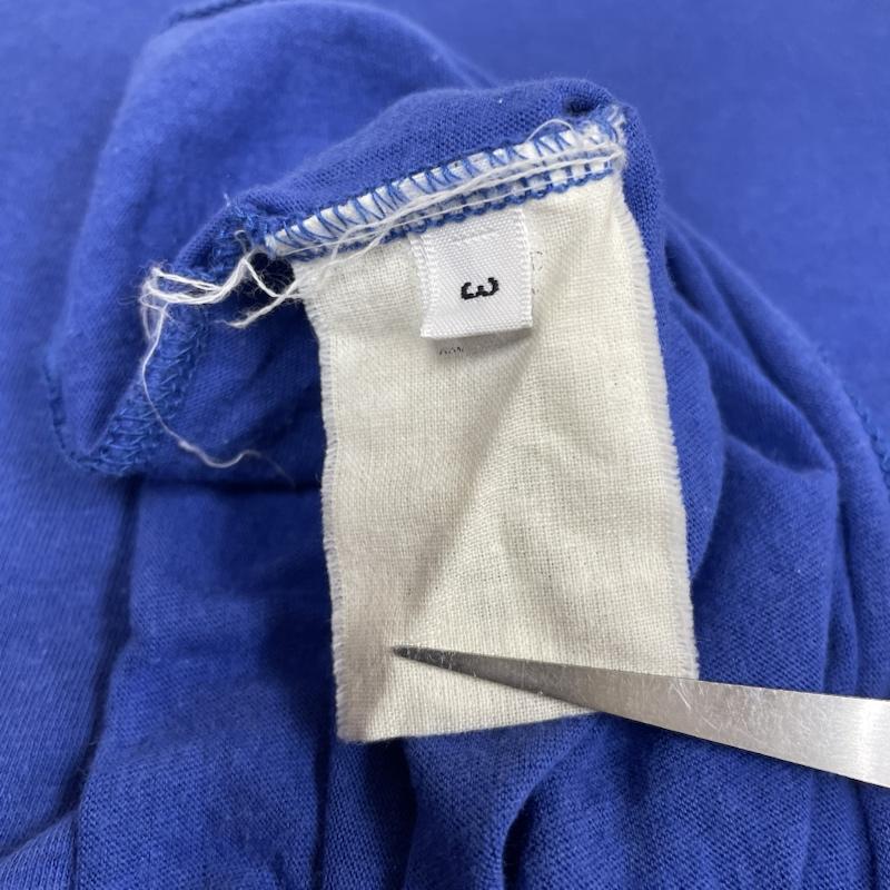 アンユーズド UNUSED Tシャツ 半袖 Standerd Pocket T-shirt クルーネック ポケット Tシャツ 半袖 カットソー 3 無地 青 / ブルー / blue メンズ USED 古着 中古 50119294
