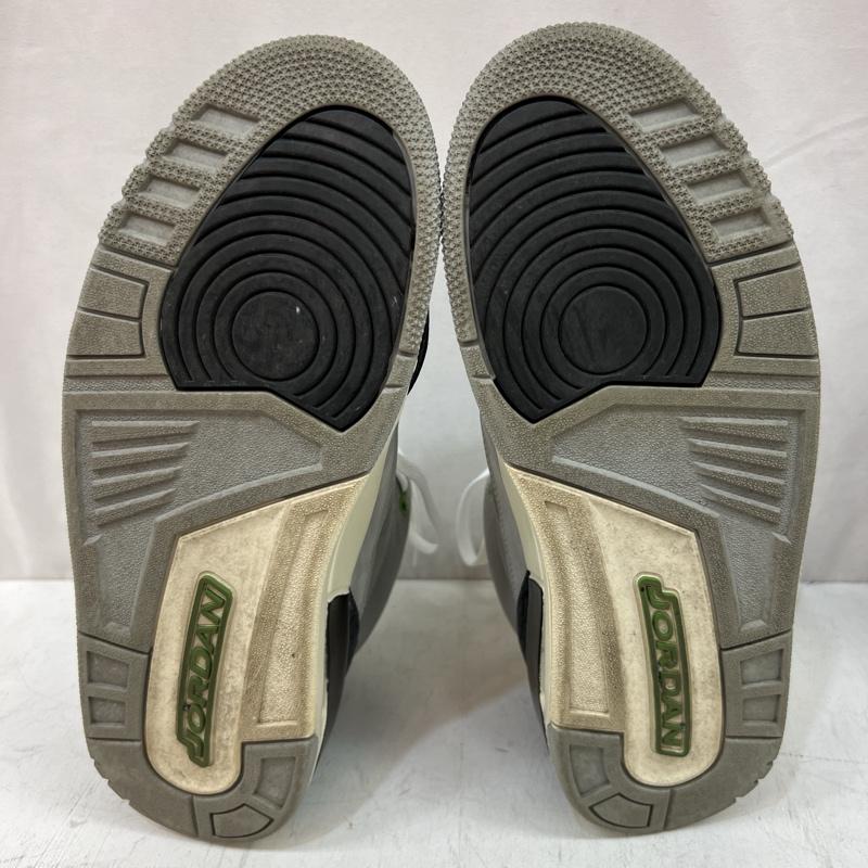 ナイキ NIKE スニーカー スニーカー エアジョーダン 3 レトロ クロロフィル AIR JORDAN 3 RETRO 136064-006 27.5cm 灰 / グレー / gray メンズ USED 古着 中古 50119427