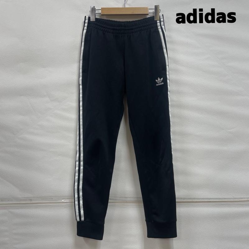 アディダス adidas パンツ サルエルパンツ トラックパンツ GF0209 26N001 ジャージ S 無地 X ワンポイント X ボーダー柄 X 刺繍 黒 / ブラック / black X 白 / ホワイト / white レディース USED 古着 中古 50119461