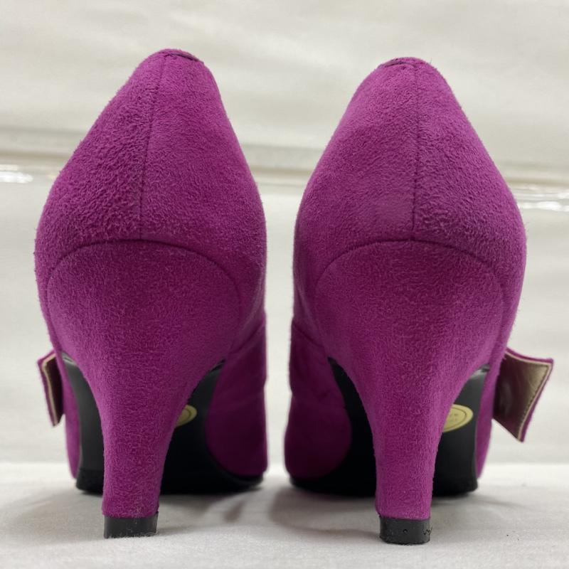 イヴサンローラン Yves Saint Laurent パンプス パンプス スエード ラインストーン 22.5cm 桃 / ピンク / pink レディース USED 古着 中古 50119667