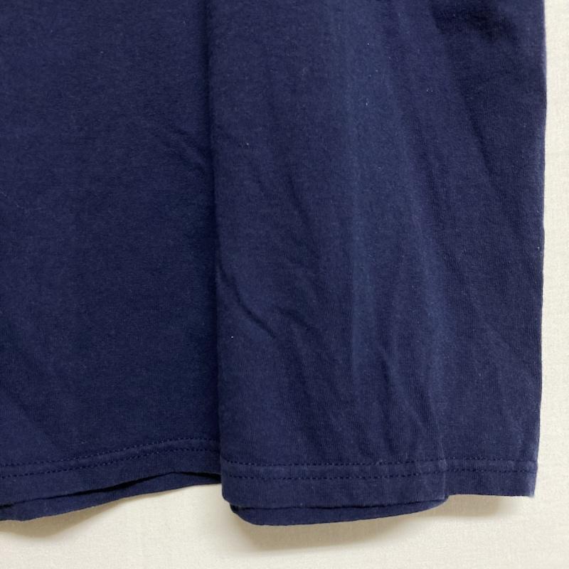 ＵＳフルギ US古着 Tシャツ 半袖 DELTA PRO WEIGHT / デルタ プロウエイト ラメプリント 半袖 クルーネック Tシャツ 2L プリント 紺 / ネイビー / navy メンズ USED 古着 中古 50119870