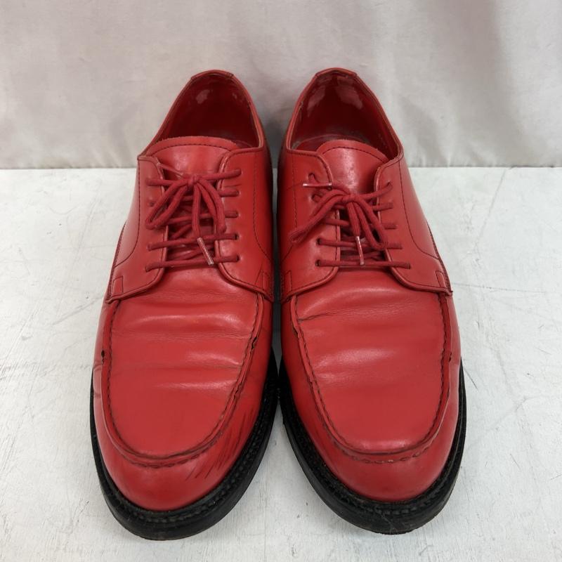 ヤマネ YAMANE 革靴 革靴 山根靴店 2007 Uチップ レザーシューズ 25.5cm 赤 / レッド / red メンズ USED 古着 中古 50119894