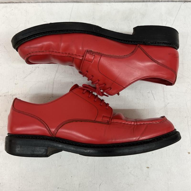 ヤマネ YAMANE 革靴 革靴 山根靴店 2007 Uチップ レザーシューズ 25.5cm 赤 / レッド / red メンズ USED 古着 中古 50119894