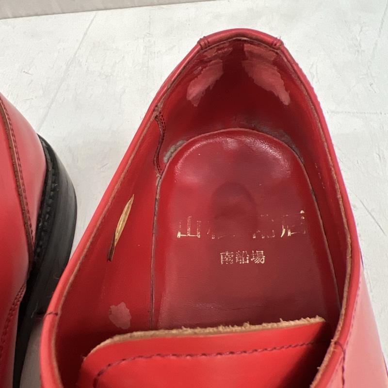 ヤマネ YAMANE 革靴 革靴 山根靴店 2007 Uチップ レザーシューズ 25.5cm 赤 / レッド / red メンズ USED 古着 中古 50119894