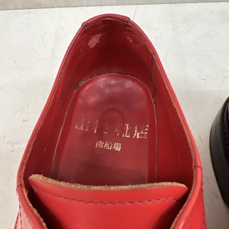 ヤマネ YAMANE 革靴 革靴 山根靴店 2007 Uチップ レザーシューズ 25.5cm 赤 / レッド / red メンズ USED 古着 中古 50119894