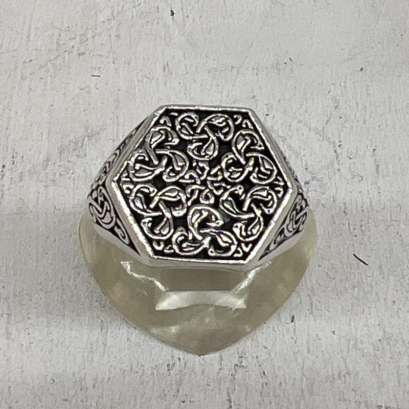 古着 USED アクセサリー 指輪 SILVER シルバー 925 フラワー 花 モチーフ リング 23.5号 - メンズ USED 古着 中古 50119904