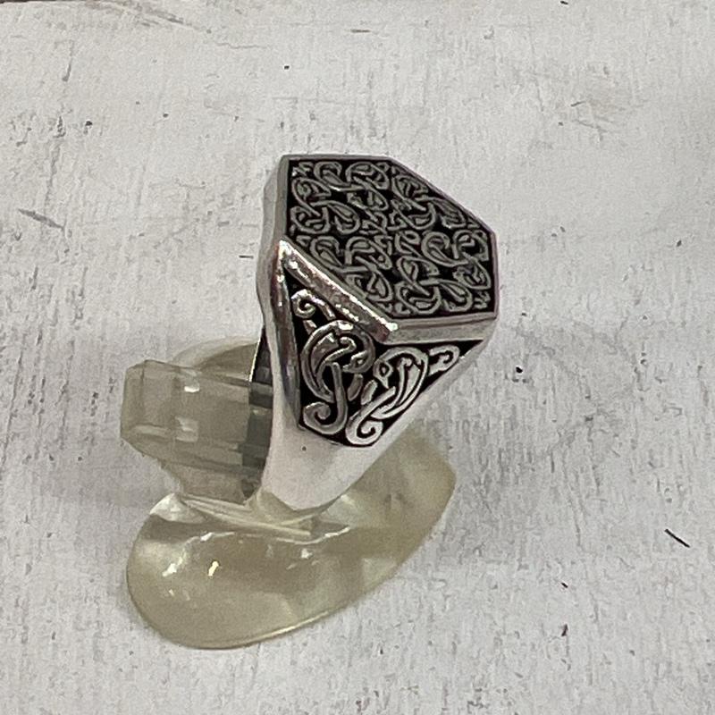 古着 USED アクセサリー 指輪 SILVER シルバー 925 フラワー 花 モチーフ リング 23.5号 - メンズ USED 古着 中古 50119904