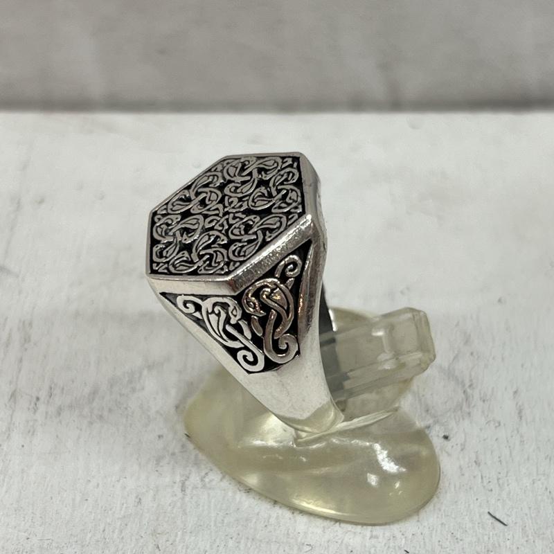 古着 USED アクセサリー 指輪 SILVER シルバー 925 フラワー 花 モチーフ リング 23.5号 - メンズ USED 古着 中古 50119904