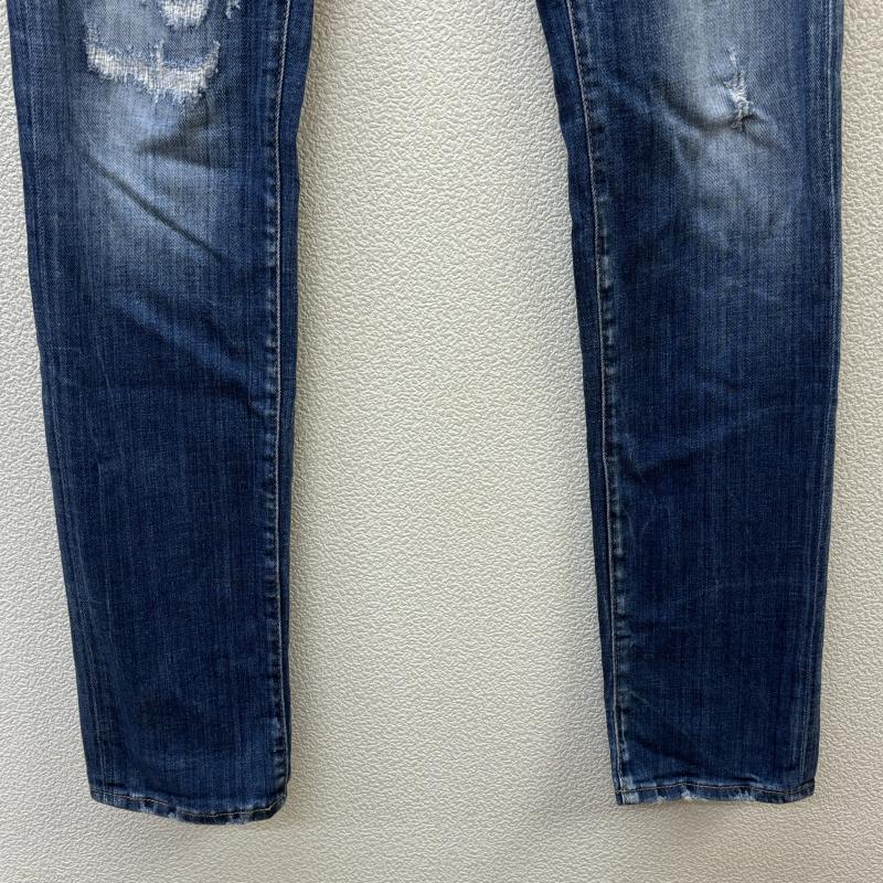 ディースクエアード2 DSQUARED2 ボトムス ボトムス S74LA0990 S30342 ダメージ加工 デニム ストレッチ スリム テーパード パンツ 44 インディゴ / インディゴ / Indigo メンズ USED 古着 中古 50119990