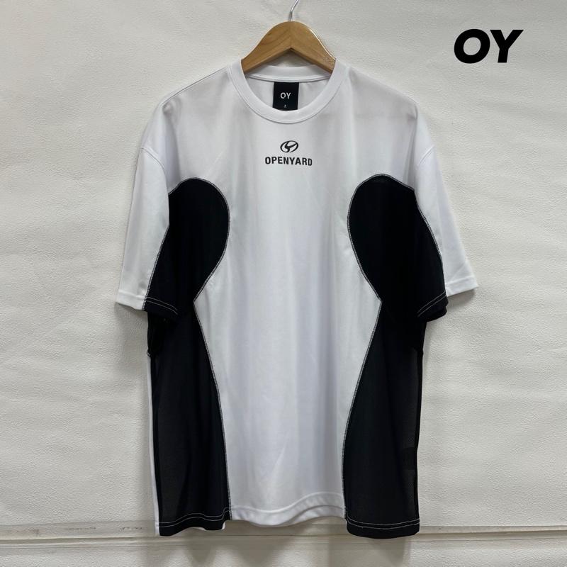 古着 USED Tシャツ 半袖 OY オーワイ UNIFORM LOGO T 2 ロゴ、文字 白 / ホワイト / white X 黒 / ブラック / black メンズ USED 古着 中古 50120028