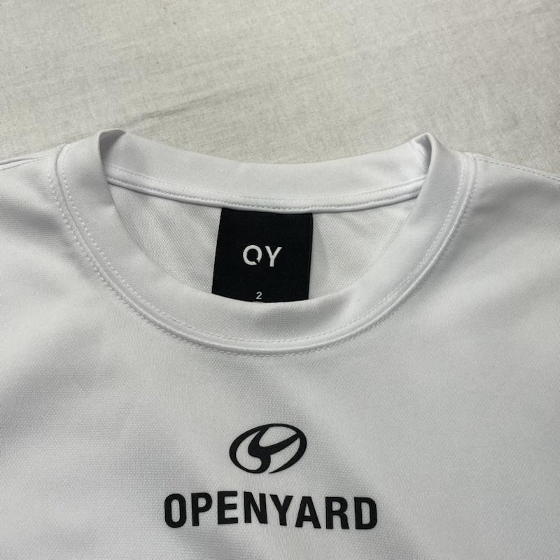 古着 USED Tシャツ 半袖 OY オーワイ UNIFORM LOGO T 2 ロゴ、文字 白 / ホワイト / white X 黒 / ブラック / black メンズ USED 古着 中古 50120028