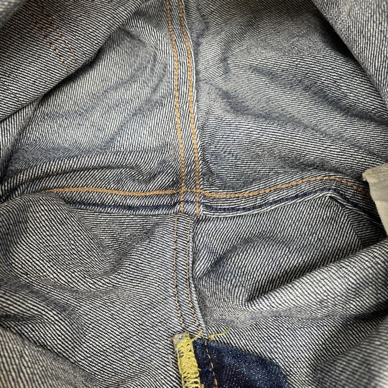 アンユーズド UNUSED パンツ デニム、ジーンズ 12OZ DENIM FIVE POCKETS PANTS TWO HOLE デニム パンツ ダメージ加工 0 ダメージ加工 インディゴ / インディゴ / Indigo メンズ USED 古着 中古 50120106