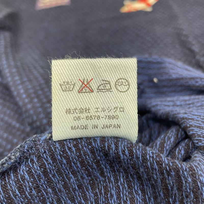 古着 USED Tシャツ 半袖 藍着堂本舗 AIKIDOUHONPO 半袖 Tシャツ 鯉 刺繍 和柄 インディゴ 日本製 藍染 タグ付き 1 ワンポイント X 刺繍 X  インディゴ / インディゴ / Indigo メンズ USED 古着 中古 50120165