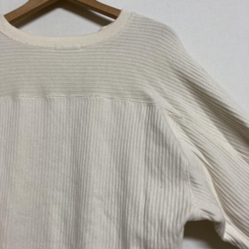 クラネ CLANE カットソー 長袖 CLANE ヘビーリブVネックトップス ロングスリーブ ラウンドカット カットソー 19105-2031 FREE 無地 アイボリー / アイボリー / レディース USED 古着 中古 50120427