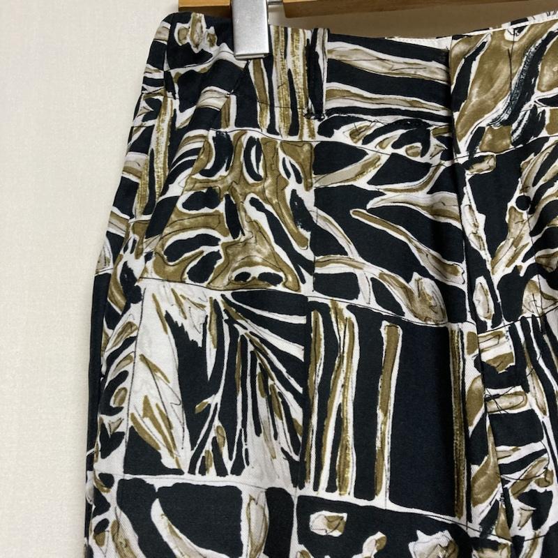トゥデイフル TODAYFUL ボトムス ボトムス TODAYFUL パッチワークパターントラウザーズ ワイドパンツ 12120706 36 総柄 黒 / ブラック / black レディース USED 古着 中古 50120440