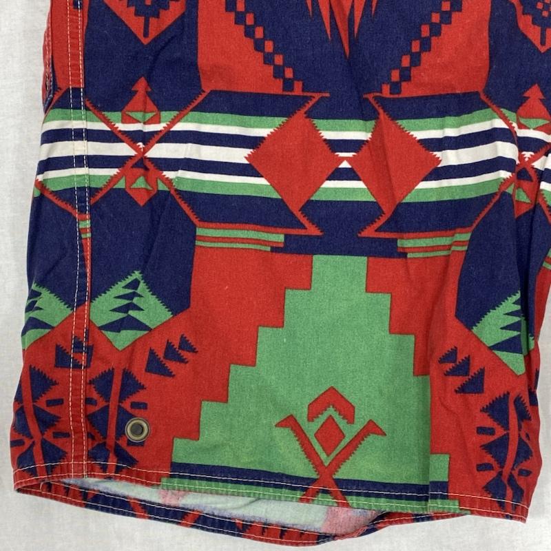 ポロバイラルフローレン Polo by RALPH LAUREN パンツ ショートパンツ オールド ハーフパンツ ネイティブ ジッパーフライ 38 総柄 X ネイティブ柄 マルチカラー / マルチカラー / multicolor メンズ USED 古着 中古 50120564