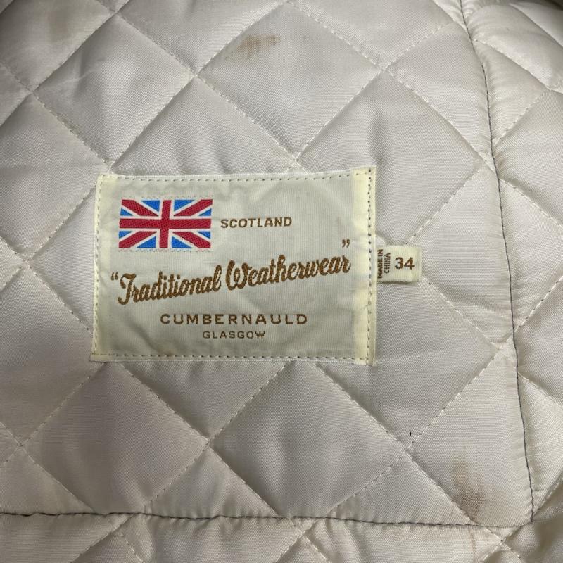 トラディショナルウェザーウェア Traditional Weatherwear ジャケット、上着 ジャンパー、ブルゾン ダイヤキルティング ロング コート フード付 ジャケット スナップボタン 34 無地 灰 / グレー / gray レディース USED 古着 中古 50120572