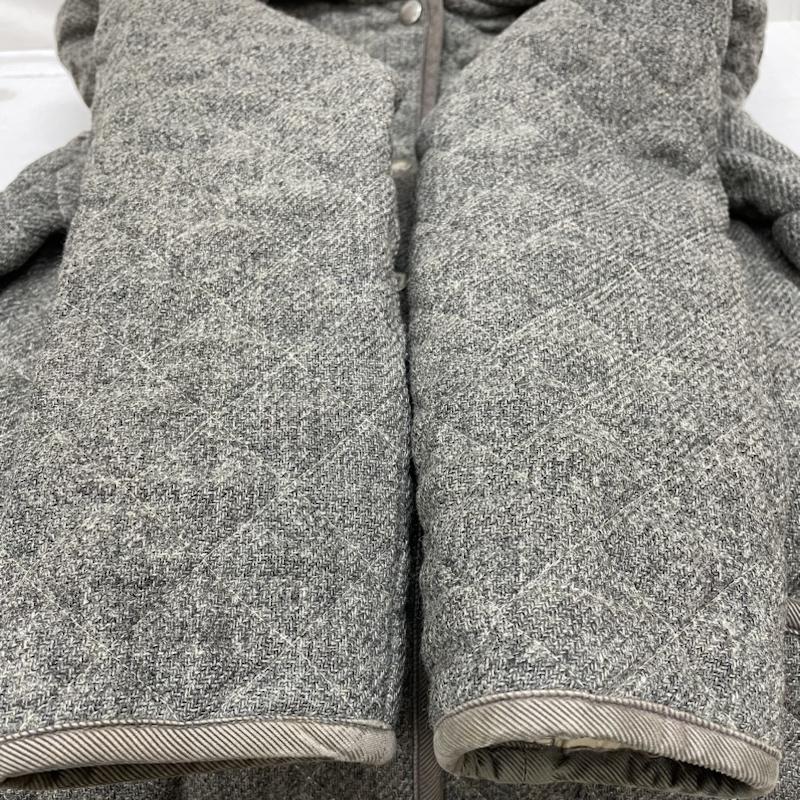 トラディショナルウェザーウェア Traditional Weatherwear ジャケット、上着 ジャンパー、ブルゾン ダイヤキルティング ロング コート フード付 ジャケット スナップボタン 34 無地 灰 / グレー / gray レディース USED 古着 中古 50120572