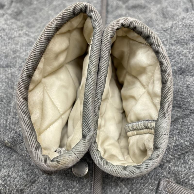 トラディショナルウェザーウェア Traditional Weatherwear ジャケット、上着 ジャンパー、ブルゾン ダイヤキルティング ロング コート フード付 ジャケット スナップボタン 34 無地 灰 / グレー / gray レディース USED 古着 中古 50120572