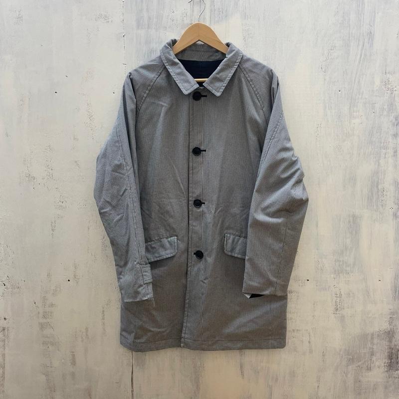 エディーバウアー Eddie Bauer コート コート一般 001-9767 リバーシブル 千鳥格子 S 黒 / ブラック / black X 白 / ホワイト / white メンズ USED 古着 中古 50120692