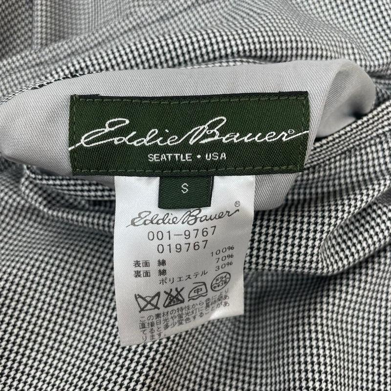 エディーバウアー Eddie Bauer コート コート一般 001-9767 リバーシブル 千鳥格子 S 黒 / ブラック / black X 白 / ホワイト / white メンズ USED 古着 中古 50120692