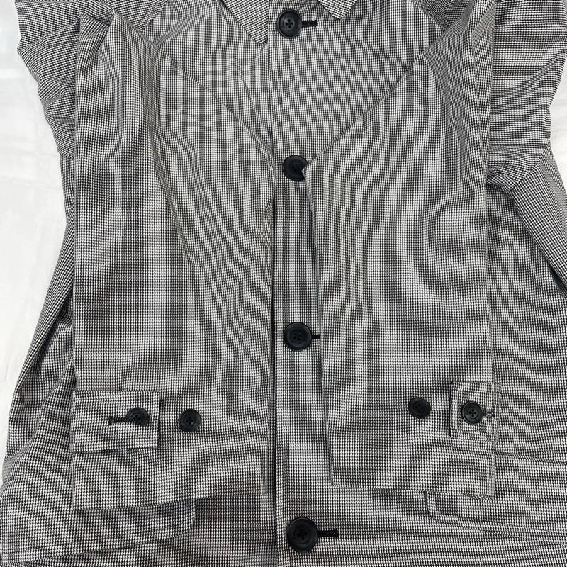 エディーバウアー Eddie Bauer コート コート一般 001-9767 リバーシブル 千鳥格子 S 黒 / ブラック / black X 白 / ホワイト / white メンズ USED 古着 中古 50120692