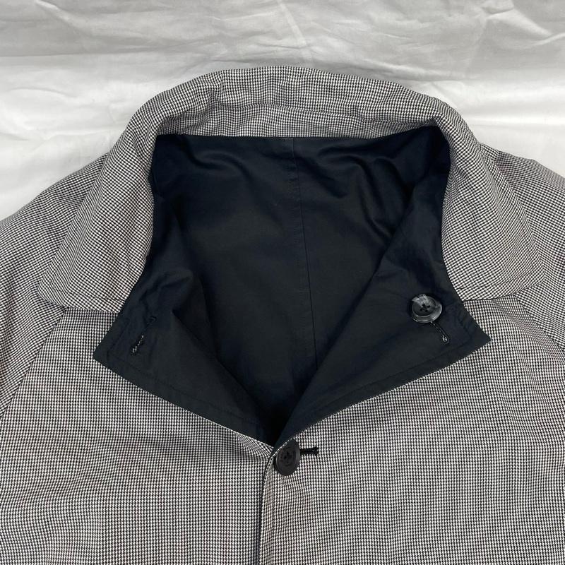 エディーバウアー Eddie Bauer コート コート一般 001-9767 リバーシブル 千鳥格子 S 黒 / ブラック / black X 白 / ホワイト / white メンズ USED 古着 中古 50120692