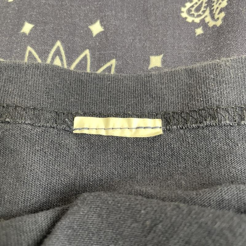 ビームスボーイ BEAMS BOY ワンピース ひざ丈スカート CHED バンダナ パッチ Tシャツ ワンピース カットソー ラウンドネック 半袖 ペイズリー柄 ペイズリー 紺 / ネイビー / navy レディース USED 古着 中古 50120819