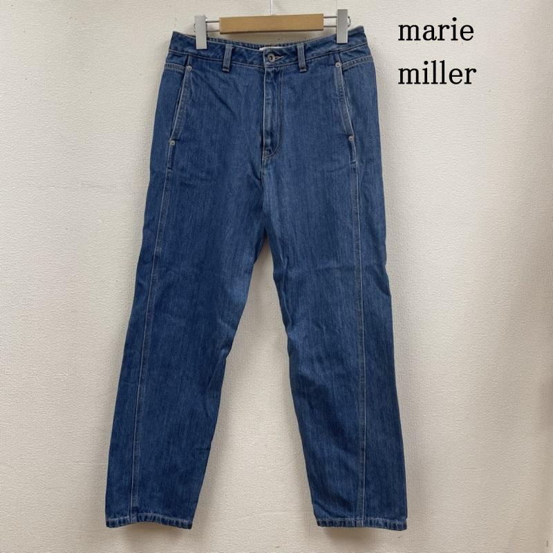 古着 USED パンツ デニム、ジーンズ marie miller マリーミラー デニム パンツ ジーパン ストレート ジップフライ 2020SS M02 S ロゴ、文字 インディゴ / インディゴ / Indigo レディース USED 古着 中古 50120828
