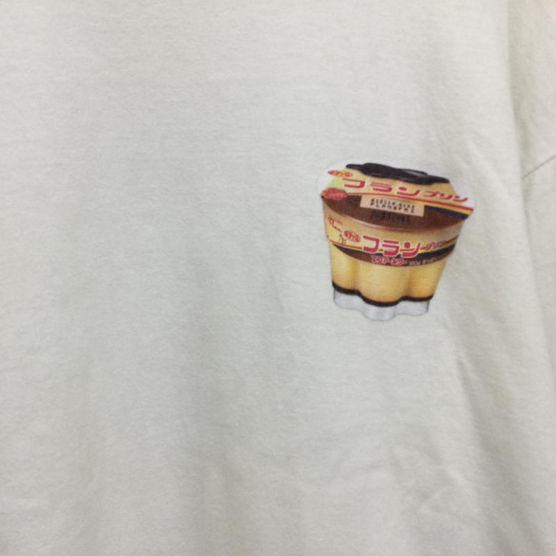エフアールツー FR2 Tシャツ 長袖 フラン プッチンプリン柄 ロンT 長袖 - 白 / ホワイト / white メンズ USED 古着 中古 50120927