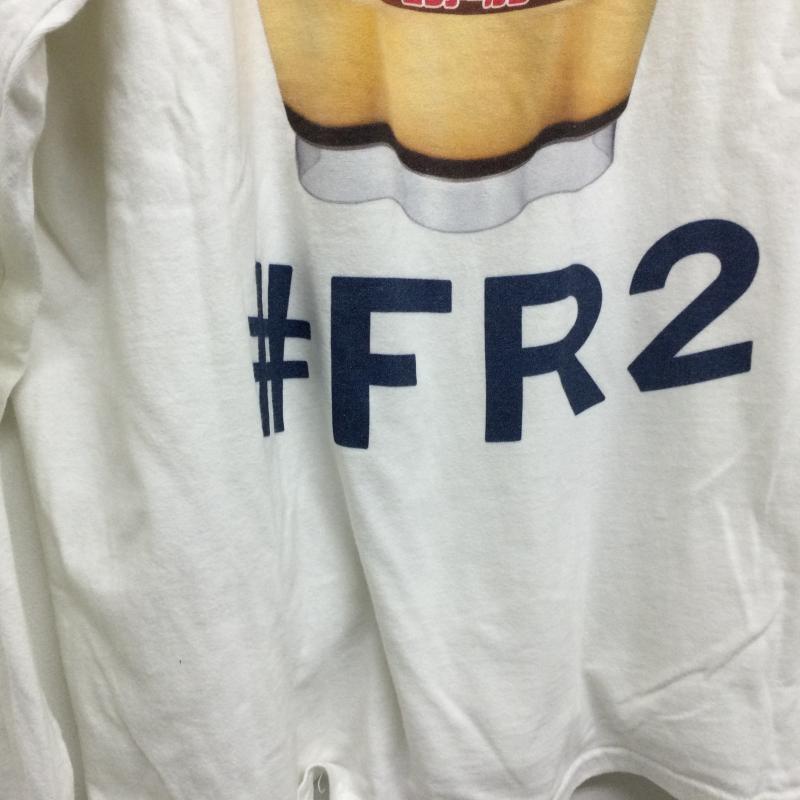 エフアールツー FR2 Tシャツ 長袖 フラン プッチンプリン柄 ロンT 長袖 - 白 / ホワイト / white メンズ USED 古着 中古 50120927