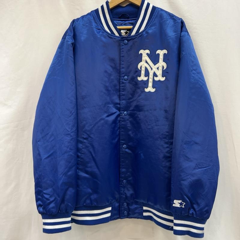 スターターブラックレーベル STARTER BLACK LABEL ジャケット、上着 ジャンパー、ブルゾン NY Mets ニューヨーク メッツ スタジャン XL 青 / ブルー / blue メンズ USED 古着 中古 50120959