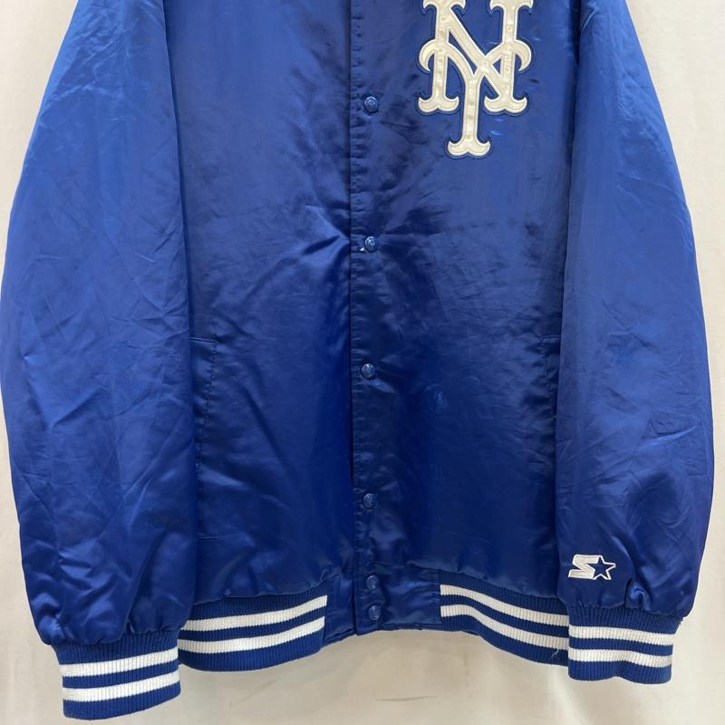 スターターブラックレーベル STARTER BLACK LABEL ジャケット、上着 ジャンパー、ブルゾン NY Mets ニューヨーク メッツ スタジャン XL 青 / ブルー / blue メンズ USED 古着 中古 50120959