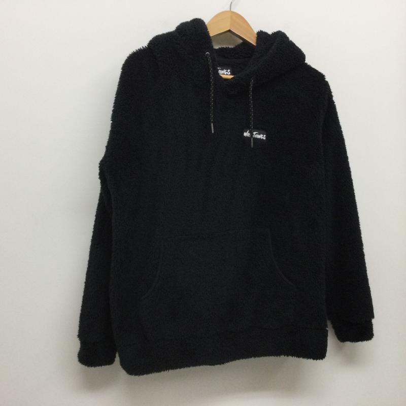 ワイルドシングス WILD THINGS パーカー 長袖 PILE FLEECE HOODED パイルボア プルオーバー フリースパーカー WT18119Y XS 黒 / ブラック / black メンズ USED 古着 中古 50121047