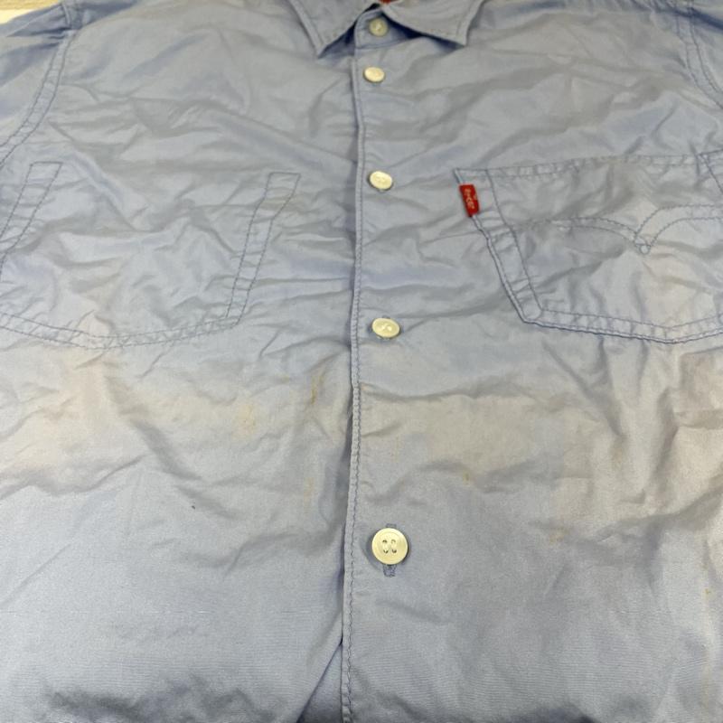 ジュンヤワタナベマン JUNYA WATANABE MAN シャツ、ブラウス 長袖 LEVIS 長袖 シャツ ブラウス WA-B201 AD2007 XS 無地 水色 / ライトブルー / メンズ USED 古着 中古 50121103