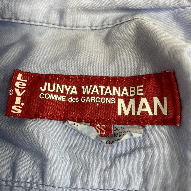 ジュンヤワタナベマン JUNYA WATANABE MAN シャツ、ブラウス 長袖 LEVIS 長袖 シャツ ブラウス WA-B201 AD2007 XS 無地 水色 / ライトブルー / メンズ USED 古着 中古 50121103