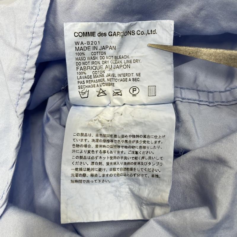 ジュンヤワタナベマン JUNYA WATANABE MAN シャツ、ブラウス 長袖 LEVIS 長袖 シャツ ブラウス WA-B201 AD2007 XS 無地 水色 / ライトブルー / メンズ USED 古着 中古 50121103