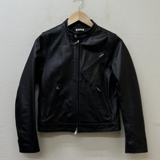 フリークスストア FREAK S STORE ジャケット、上着 レザージャケット 171-3502 羊革 ラムレザー スタンドカラー シングル ライダース S 黒 / ブラック / black レディース USED 古着 中古 50121248