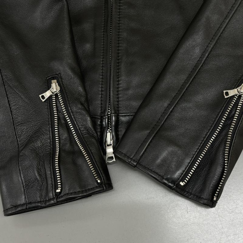 フリークスストア FREAK S STORE ジャケット、上着 レザージャケット 171-3502 羊革 ラムレザー スタンドカラー シングル ライダース S 黒 / ブラック / black レディース USED 古着 中古 50121248