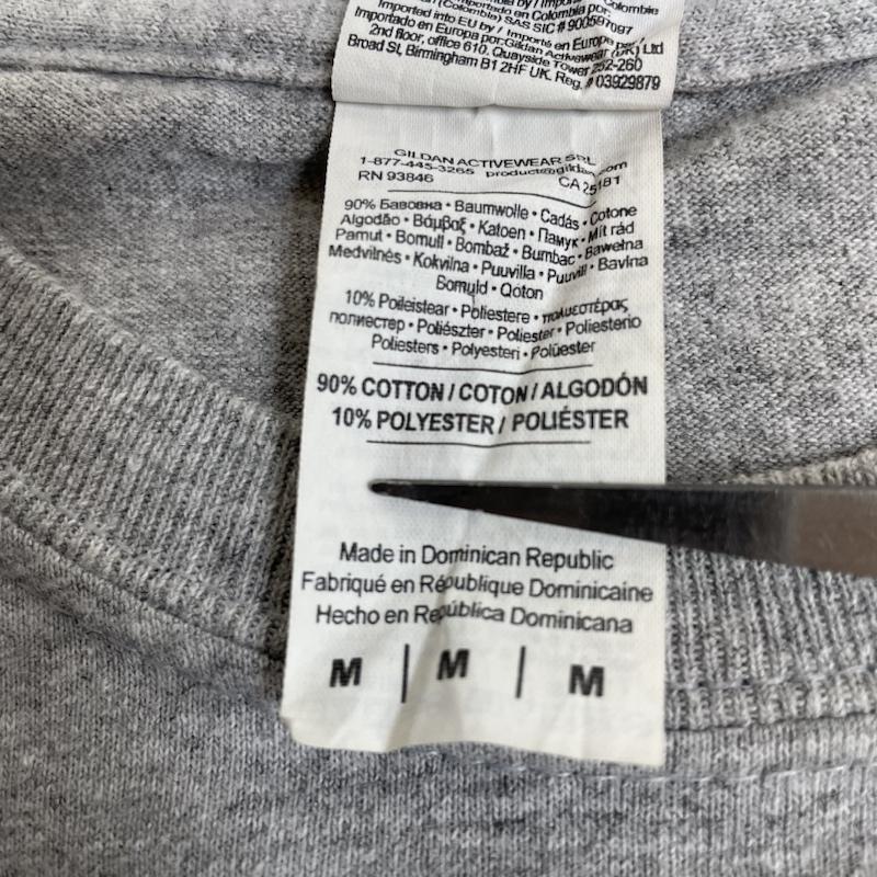 古着 USED Tシャツ 半袖 初代ロックマン アイアンマン メットール ゲーム Tシャツ マッシュアップ 半袖 M キャラクター X プリント 灰 / グレー / gray メンズ USED 古着 中古 50121255